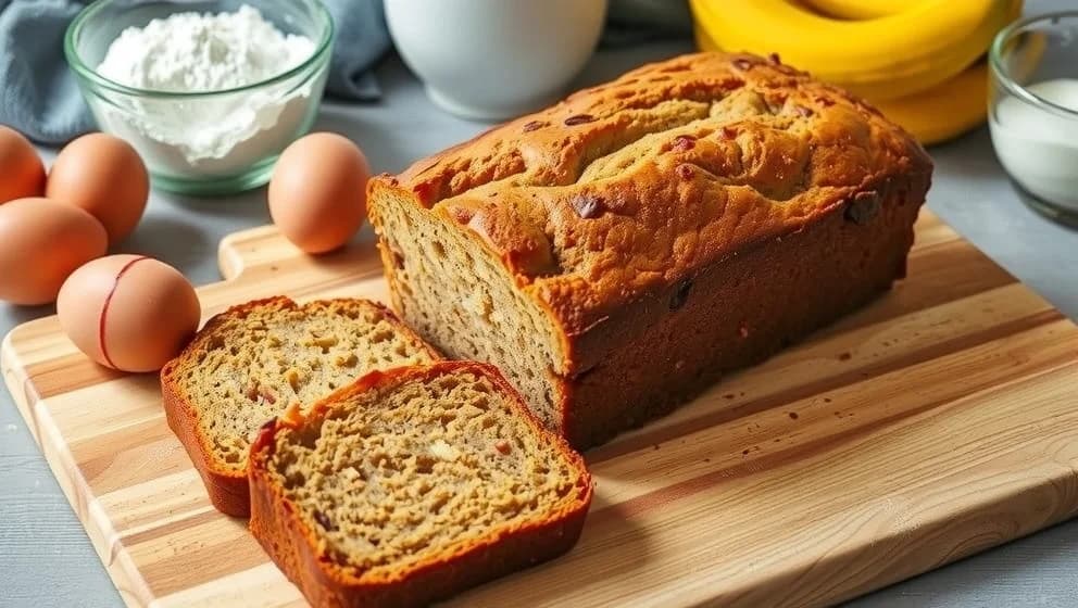 Bananbröd utan ägg som smakar gott