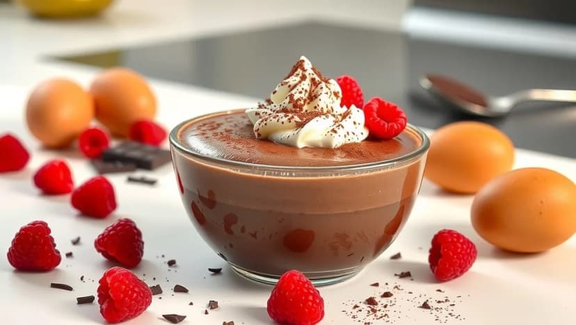 Chokladmousse utan ägg som smakar gott