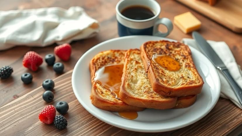 Fattiga riddare utan ägg smakade så gott