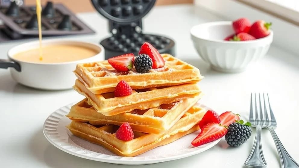 Frasvåfflor utan ägg som smakar gott