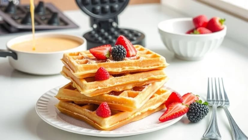 Frasvåfflor utan ägg som smakar gott