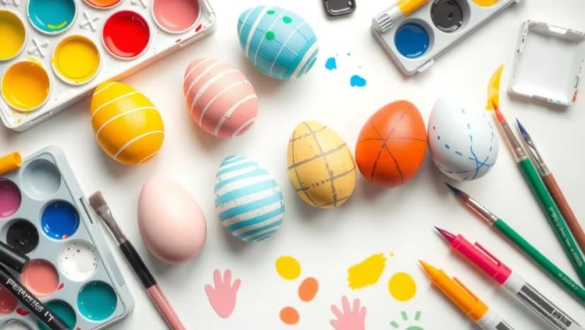 Hur du målar ägg på påsken