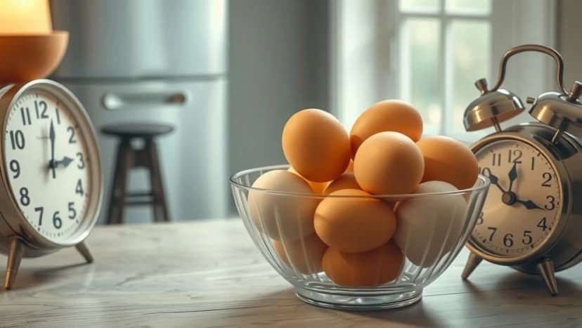 Hur länge håller kokta ägg i rumstemperatur