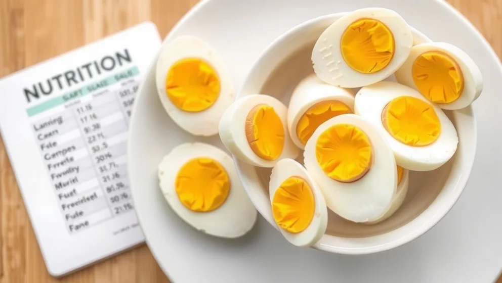 Hur många kalorier har ett kokt ägg