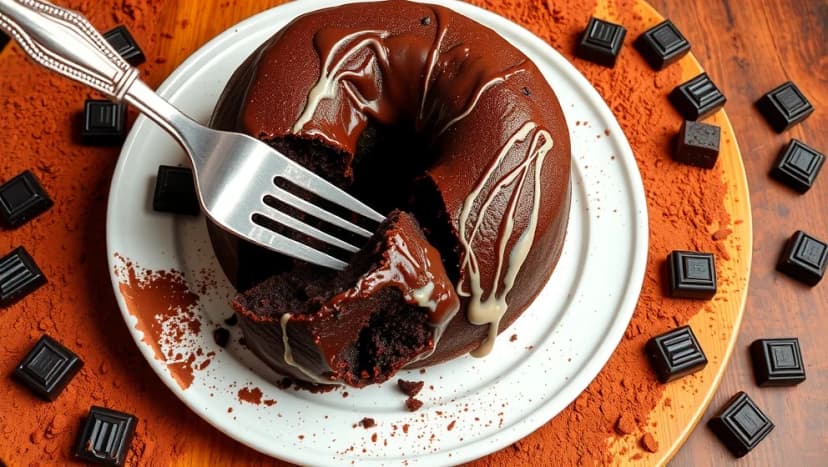 Kladdkaka utan ägg som smakar underbart