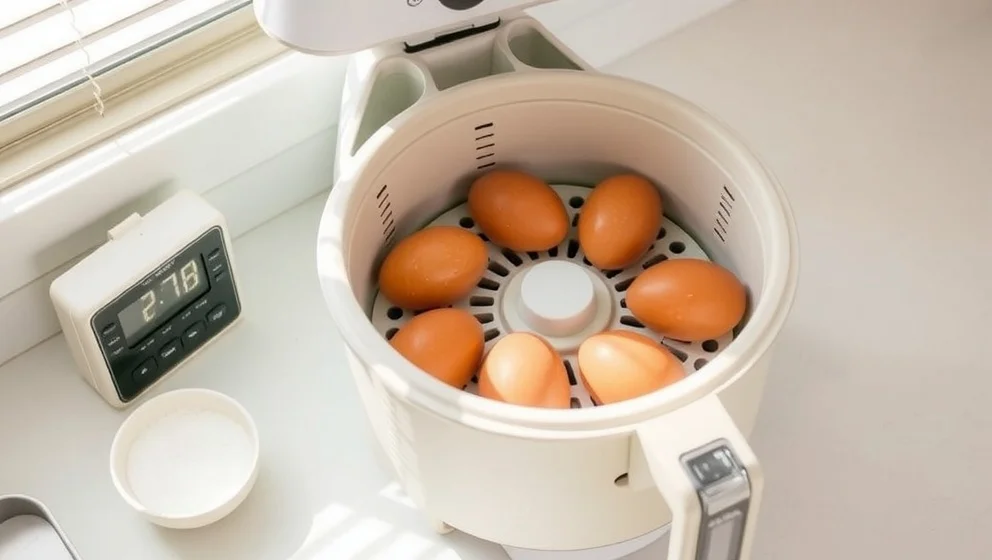 Koka ägg i airfryer på bara några minuter