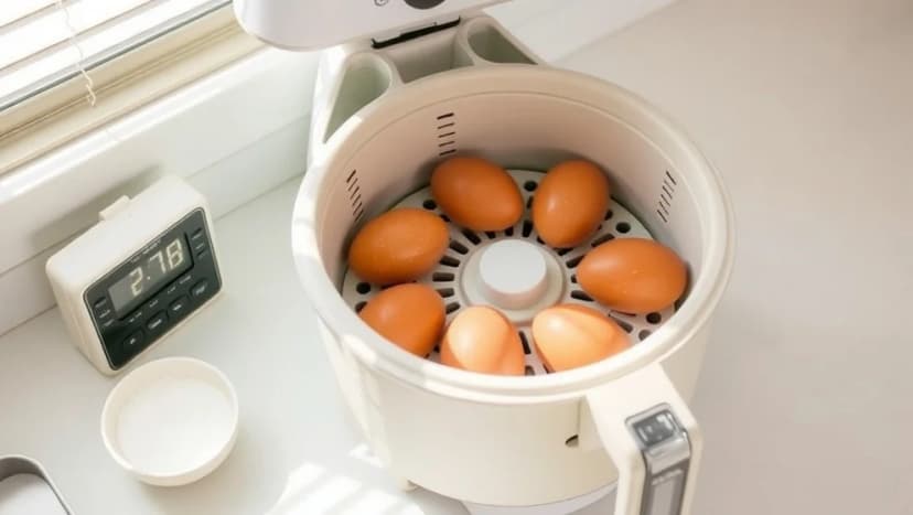 Koka ägg i airfryer på bara några minuter