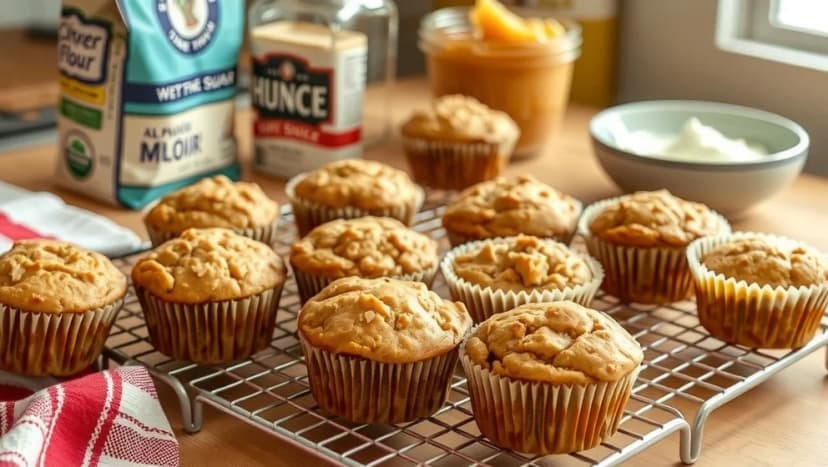 Muffins utan ägg som smakar gott