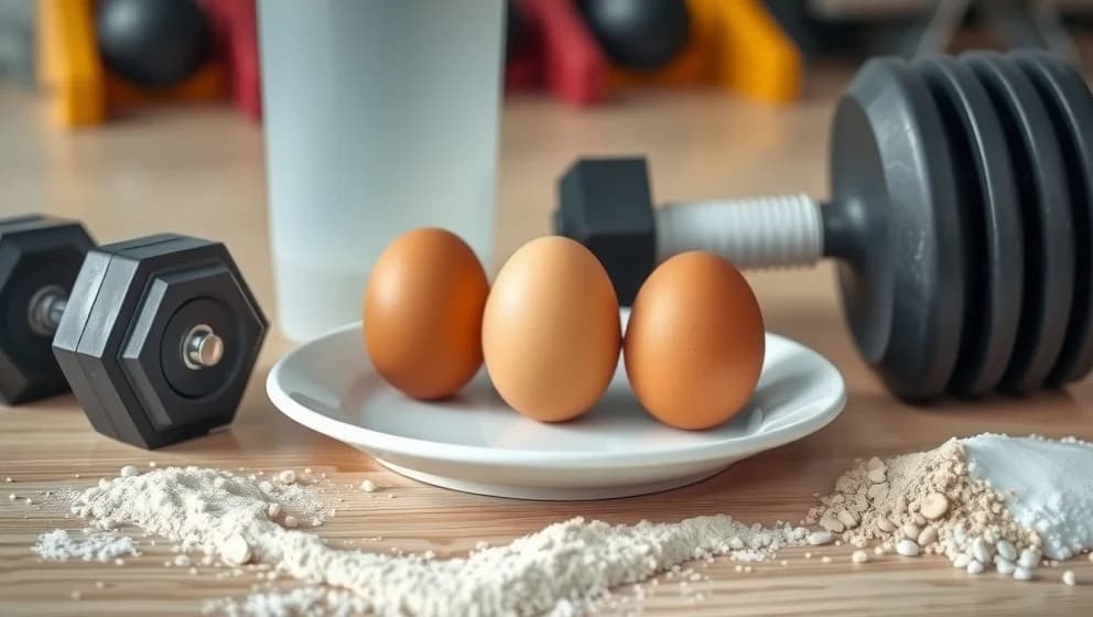 Vad får man från 3 ägg protein